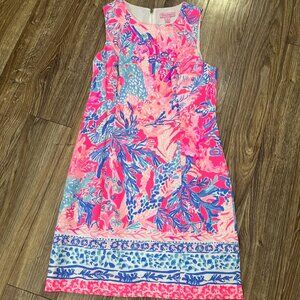 Lilly Pulitzer Mila Shift Aquadesiac size 0